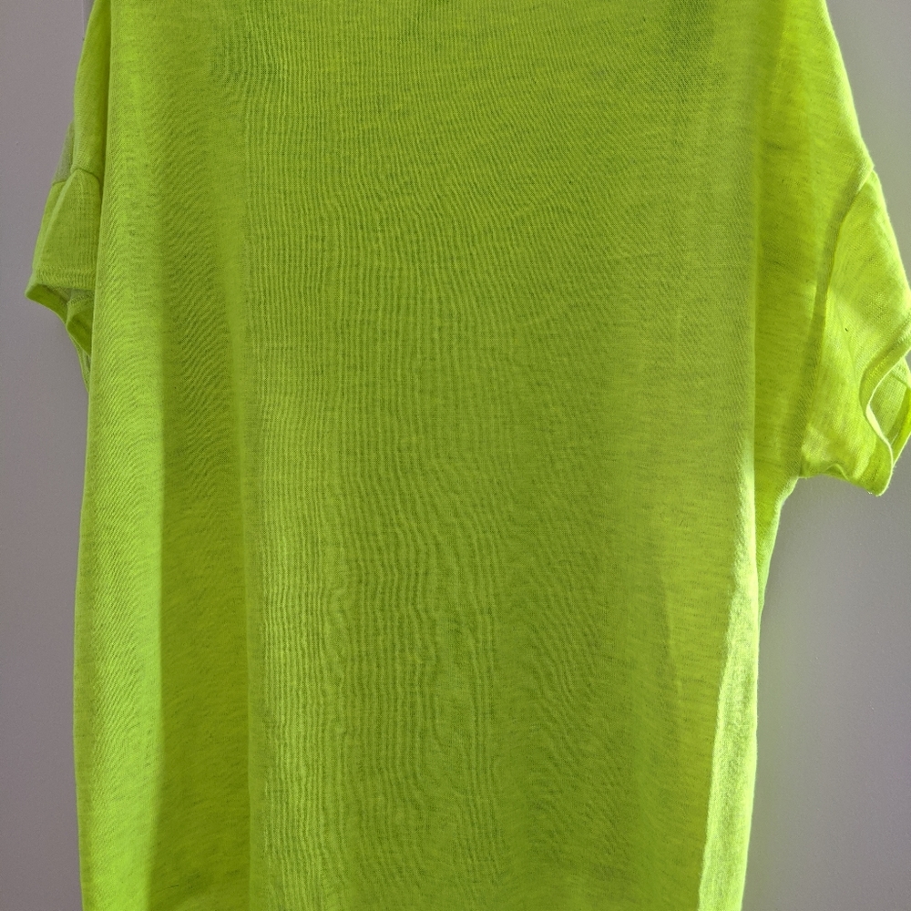 Neon green basic tee - Picture 2 of 2